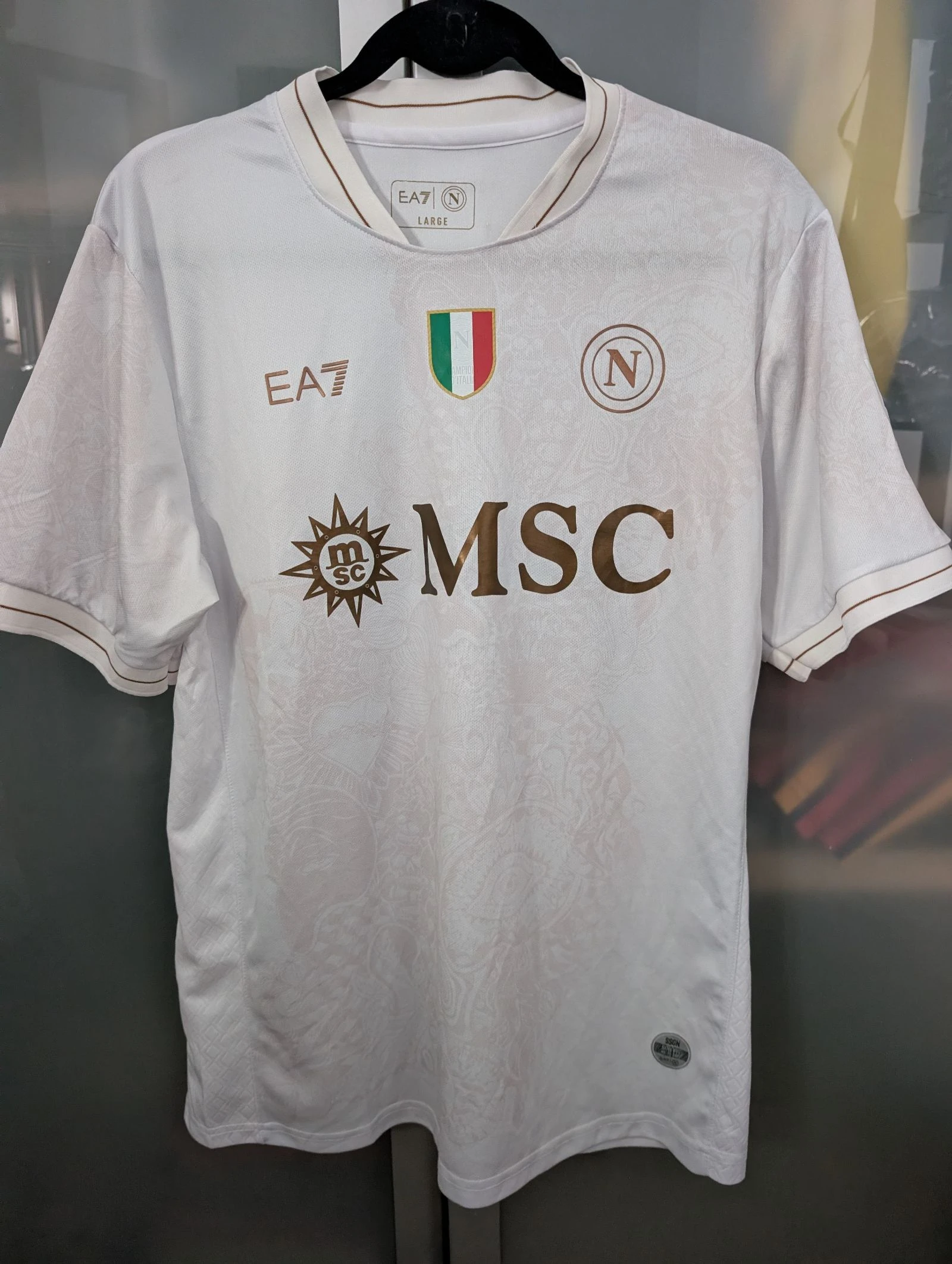 Camiseta Nápoles con dorsal 